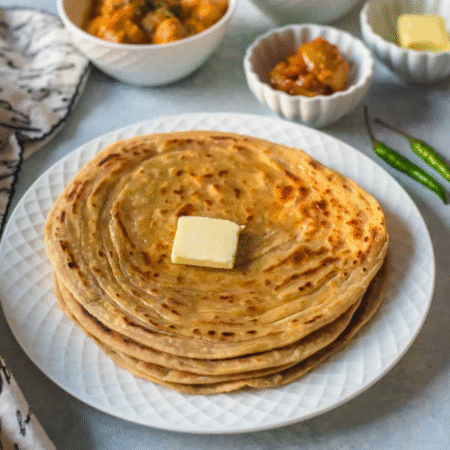 Tandoori Bharatha (Lachha Paratha)