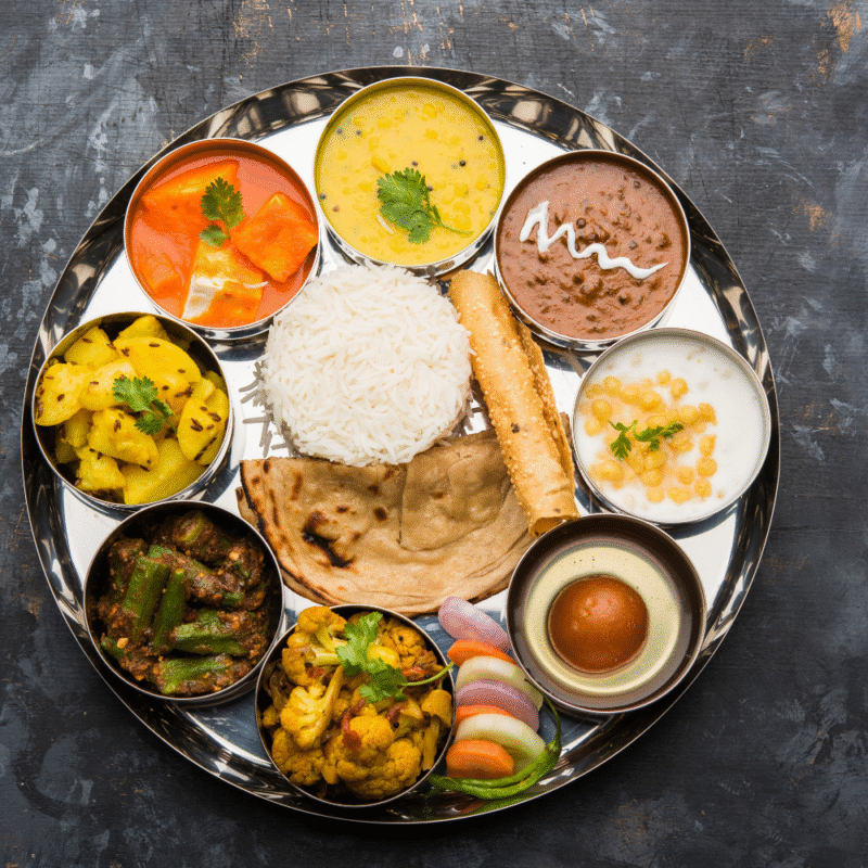 South Indian Vegetarian Thali